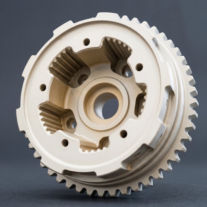 Aluminium component treated with OX-UHA